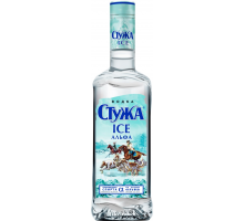 Водка СТУЖА ICE Альфа 40%, 0.5л, Россия, 0.5 L