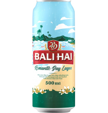 Пиво светлое BALI HAI Romantic Day Lager солодовое фильтрованное пастеризованное, 4,9%, ж/б, 0.5л, Индонезия, 0.5 L