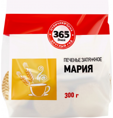 Печенье 365 ДНЕЙ Мария затяжное, 300г, Россия, 300 г