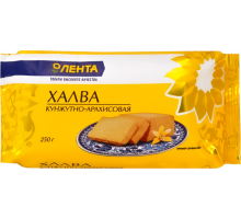 Халва ЛЕНТА Кунжутно-арахисовая, 250г, Россия, 250 г