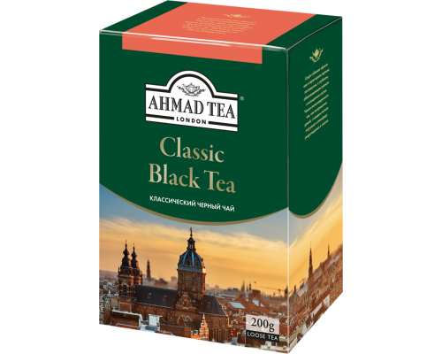 Чай черный AHMAD TEA Классический листовой, 200г, Россия, 200 г