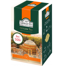 Чай черный AHMAD TEA Цейлонский Оранж Пеко листовой, 500г, Россия, 500 г