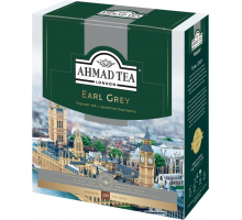 Чай черный AHMAD TEA Tea Earl Grey с бергамотом байховый, 100пак, Россия, 100 пак