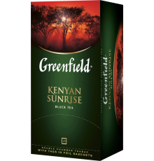 Чай черный GREENFIELD Kenyan Sunrise, 25пак, Россия, 25 пак