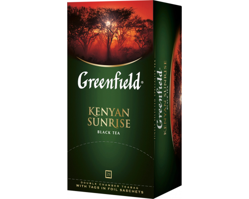 Чай черный GREENFIELD Kenyan Sunrise, 25пак, Россия, 25 пак