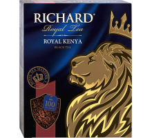 Чай черный RICHARD Royal Kenya Кенийский байховый, 100пак, Россия, 100 пак