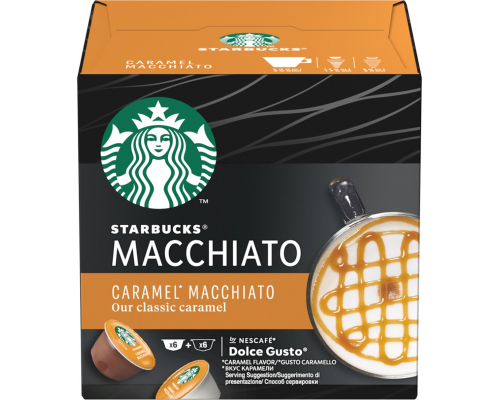 Кофе в капсулах STARBUCKS Dolce Gusto Caramel Macchiato, 12кап, Великобритания, 12 кап