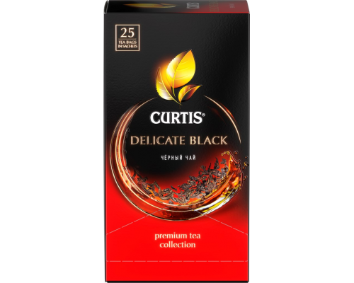 Чай черный CURTIS Delicate Black байховый, 25пак, Россия, 25 пак