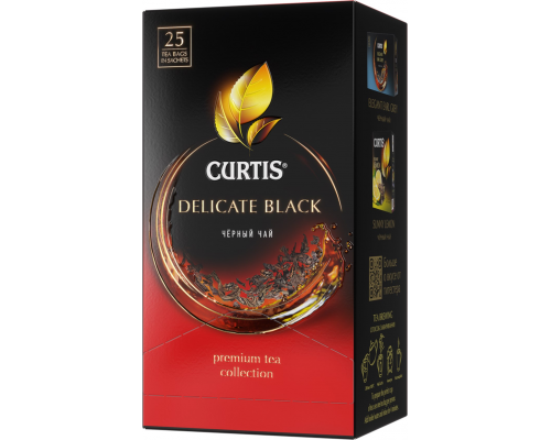 Чай черный CURTIS Delicate Black байховый, 25пак, Россия, 25 пак