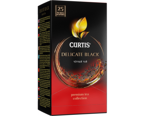 Чай черный CURTIS Delicate Black байховый, 25пак, Россия, 25 пак