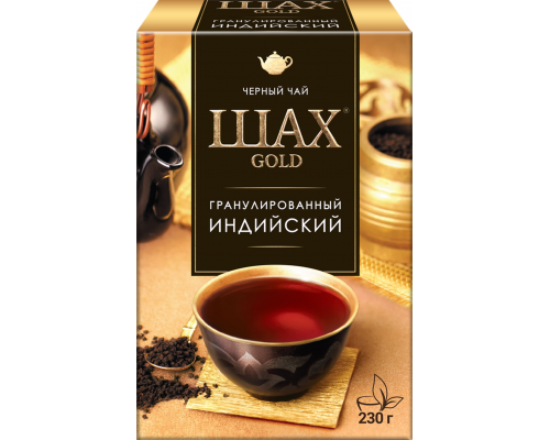 Чай черный ШАХ GOLD гранулированный, 230г, Россия, 230 г