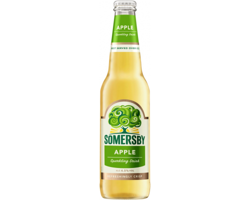 Напиток пивной SOMERSBY Apple Cider фильтрованный пастеризованный 4,5%, 0.4л, Россия, 0.4 L