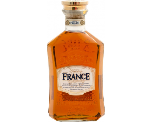 Коньяк GRANDE FRANCE 3 года, 40%, 0.5л, Россия, 0.5 L