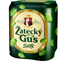 Промонабор ZATECKY GUS пиво светлое, 4,6%, ж/б, 0.45x4л, Россия, 1.8 L