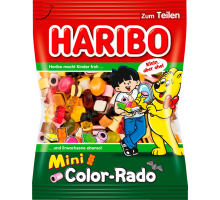 Мармелад жевательный HARIBO Mini Колор-Радо c лакрицей и какао, 175г, Германия, 175 г