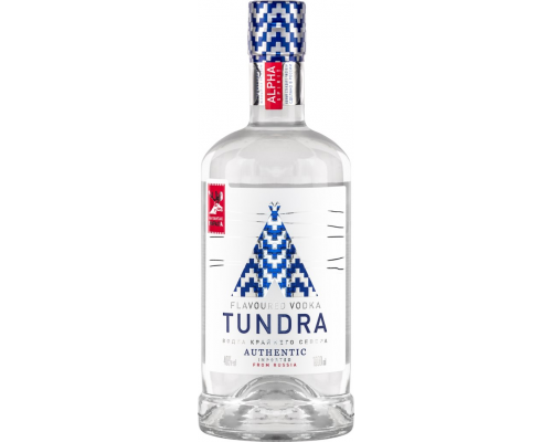 Водка TUNDRA Authentic 40%, 1л, Россия, 1 L