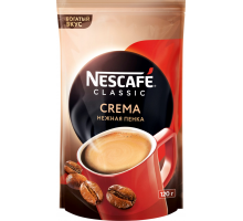 Кофе растворимый NESCAFE Classic Crema натуральный, 120г, Россия, 120 г