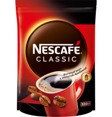 Кофе растворимый с добавлением молотого NESCAFE Classic, 320г, Россия, 320 г