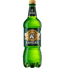 Пиво светлое КЛИНСКОЕ пастеризованное, 4,7%, 1.3л, Россия, 1.3 L