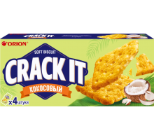 Печенье затяжное ORION Crack It Кокосовый, 72г, Россия, 72 г