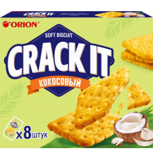 Печенье затяжное ORION Crack It Кокосовый, 144г, Россия, 144 г