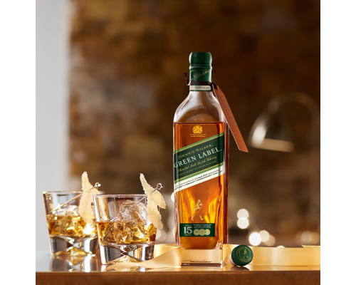 Виски JOHNNIE WALKER Green Label Шотландский солодовый 15 лет, 43%, п/у, 0.7л, Великобритания, 0.7 L