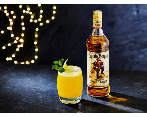 Напиток алкогольный CAPTAIN MORGAN Original Spiced Gold на основе невыдержанного рома, 35%, 1л, Великобритания, 1 L