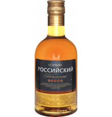 Коньяк Российский 5 лет, 40%, 0.5л, Россия, 0.5 L