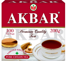 Чай черный AKBAR Limited Edition, 100пак, Россия, 100 пак