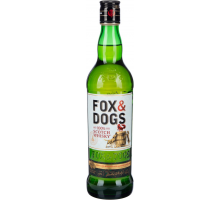 Виски FOX & DOGS купажированный, 40%, 0.5л, Россия, 0.5 L