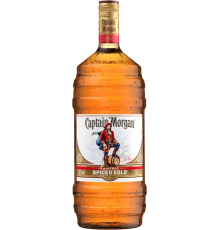 Напиток спиртной CAPTAIN MORGAN Original Spiced Gold на основе невыдержанного рома, 35%, 1.5л, Великобритания, 1.5 L