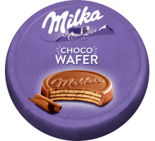 Вафли MILKA с начинкой с какао, покрытые молочным шоколадом, 30г, Чехия, 30 г