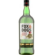 Виски FOX & DOGS купажированный 40%, 1л, Россия, 1 L