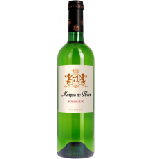 Вино MARQUIS DE FLEUR Бордо белое сухое, 0.75л, Франция, 0.75 L