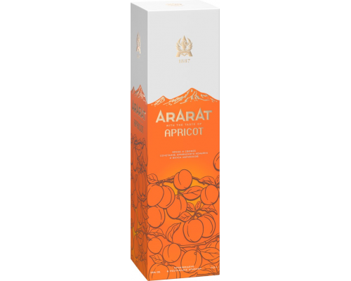 Напиток спиртной АРАРАТ Apricot на основе коньяка со вкусом абрикоса 35%, 0.5л, Армения, 0.5 L