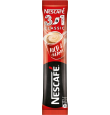 Напиток кофейный растворимый NESCAFE Rich&Creamy Classic 3в1, 14,5г, Россия, 14,5 г