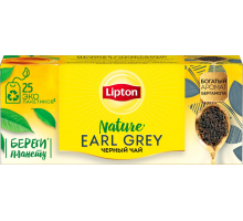 Чай черный LIPTON Earl Grey Tea байховый, 25пак, Россия, 25 пак