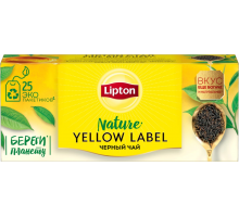 Чай черный LIPTON Yellow Label, 25пак, Россия, 25 пак