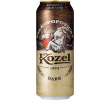 Пиво темное VELKOPOPOVICKY KOZEL Dark фильтрованное пастеризованное, 3,8%, ж/б, 0.5л, Чехия, 0.5 L