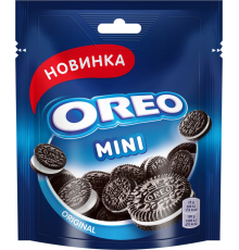 Печенье OREO Mini с какао и начинкой с ванильным вкусом, 100г, Испания, 100 г