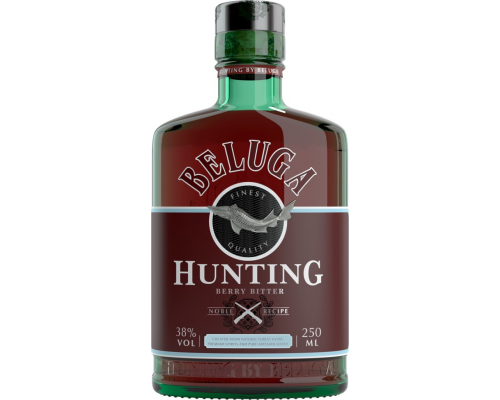 Ликер BELUGA Hunting Berry десертный 38%, 0.25л, Россия, 0.25 L