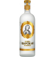 Водка ЦАРСКАЯ Золотая 40%, 1л, Россия, 1 L