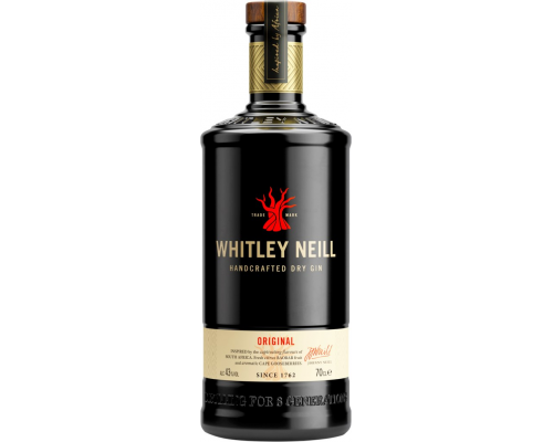 Джин WHITLEY NEILL Handcrafted Gin Крафтовый сухой 43%, 0.7л, Великобритания, 0.7 L