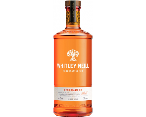 Джин WHITLEY NEILL Blood Orange Gin Красный Апельсин 43%, 0.7л, Великобритания, 0.7 L