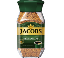 Кофе растворимый JACOBS Monarch сублимированный, ст/б, 270г, Россия