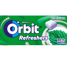 Жевательная резинка ORBIT Refreshers Мята, 16г, Россия, 16 г