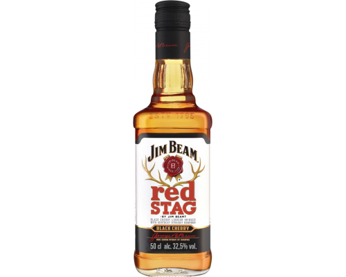 Напиток спиртной JIM BEAM Red Stag Black Cherry, 32,5%, 0.7л, Испания, 0.7 L