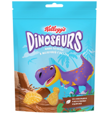 Печенье сахарное KELLOGG'S Dinosaurs мини в молочной глазури, 50г, Россия, 50 г