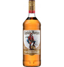 Напиток алкогольный CAPTAIN MORGAN Original Spiced Gold на основе невыдержанного рома, 35%, 1л, Великобритания, 1 L