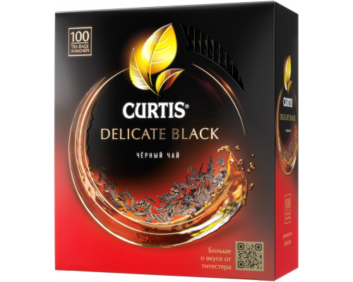 Чай черный CURTIS Delicate Black, 100пак, Россия, 100 пак